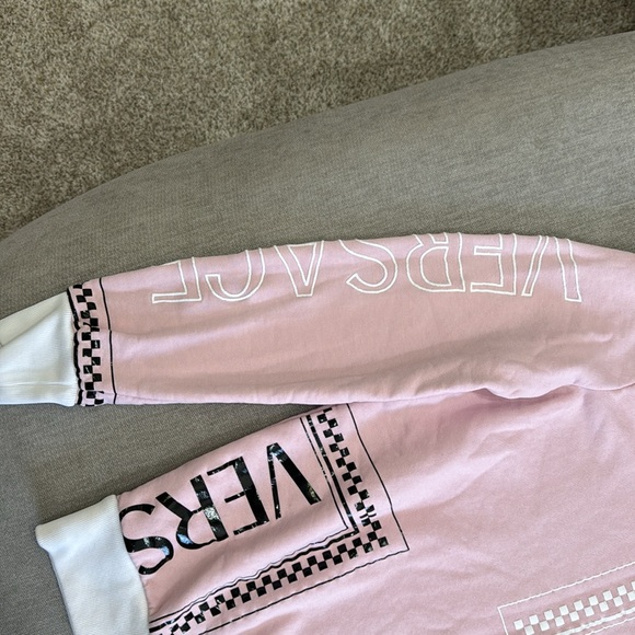 RARE Versace Pink Printed Sweater - Picture 6 of 10